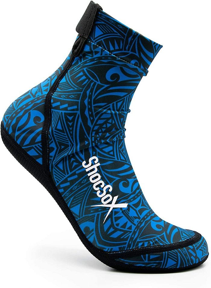FUN TOES 2-Pair Beach Socks - Neoprene Water Sports Footwear For Sand & Water