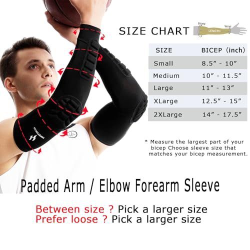 Top 5 Volleyball Padded Arm Sleeves - HOPEFORTH padded sleeves padding detail