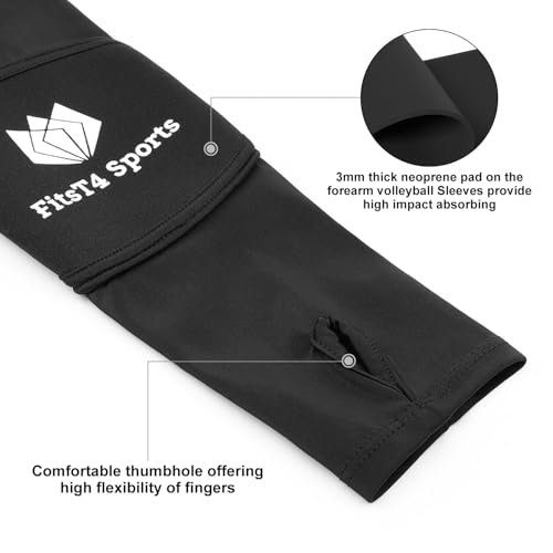 Top 5 Volleyball Padded Arm Sleeves - FitsT4 volleyball arm sleeves side view