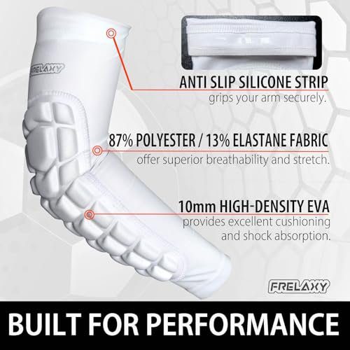 Top 5 Volleyball Padded Arm Sleeves - Frelaxy padded sleeves flat lay