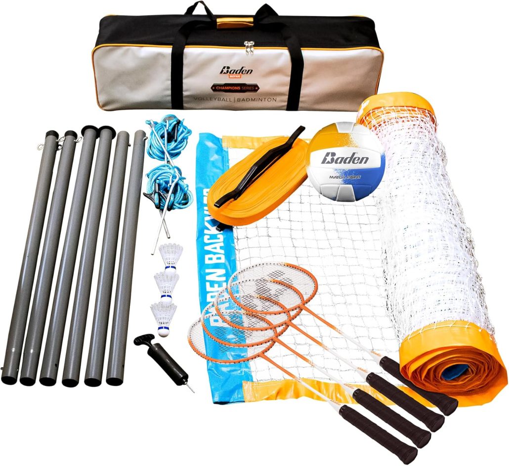 Our Top 4 Volleyball Badminton Combo Sets - Baden Champions Volleyball Badminton Combo Set 1