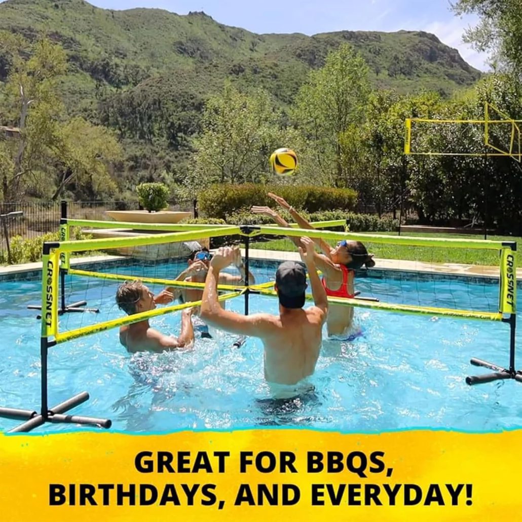 The Best 7 Pool Volleyball Sets - CROSSNET H2O 4-Square Volleyball Pool Game 2