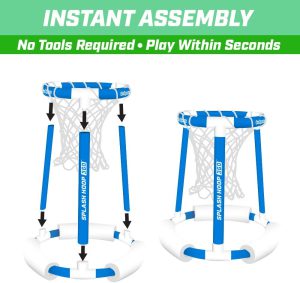 GoSports Splash Hoop 360 Floating Pool Basketball Game