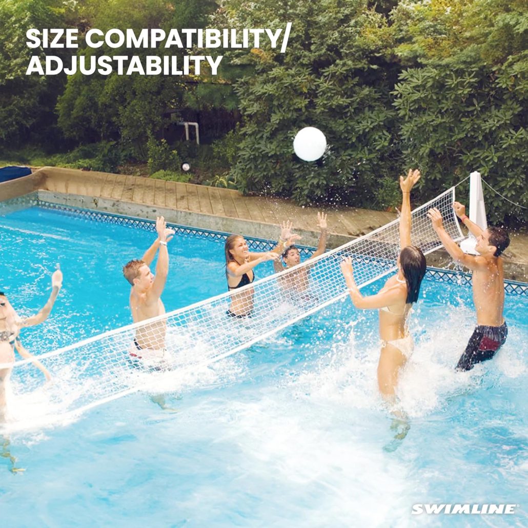 The Best 7 Pool Volleyball Sets - Swimline Original Pool Volleyball Net 2