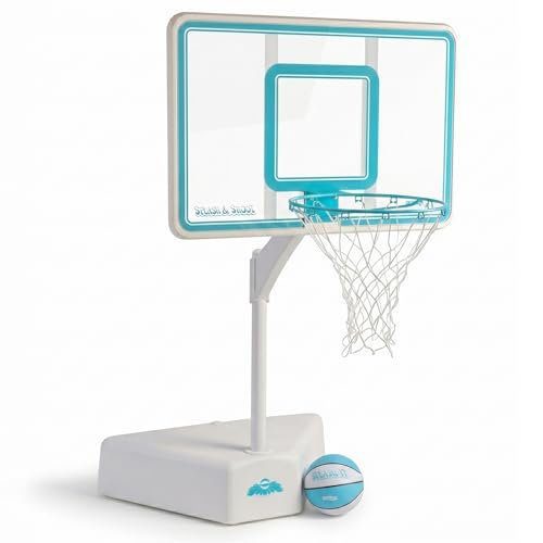 The Top 6 Pool Basketball Hoops - Dunn-Rite Splash and Shoot pool basketball hoop with adjustable backboard