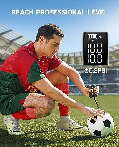 Top 7 Volleyball Ball Pumps - Fanttik X8 Nano with needle attached