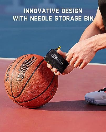 Top 7 Volleyball Ball Pumps - Fanttik X8 Nano in hand showing compact size