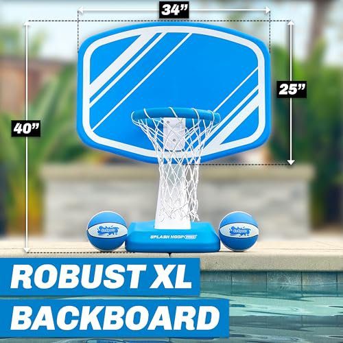 The Top 6 Pool Basketball Hoops - GoSports Splash Hoop 360 hoop and backboard detail