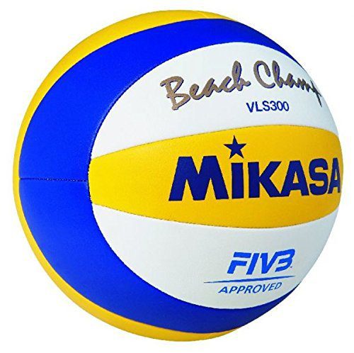The 8 Best Beach Volleyballs Right Now - Mikasa VLS300 Beach Champ side view