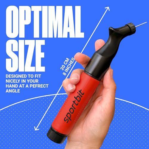 Top 7 Volleyball Ball Pumps - SPORTBIT pump compact size comparison